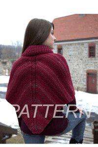 Plymouth Women's Poncho *Pattern*-Patterns-Plymouth Yarn-Alpaca Direct