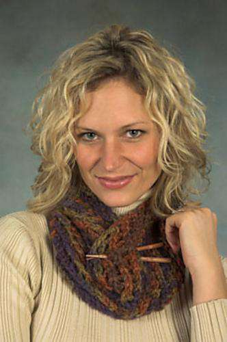 F285 Baby Alpaca Grande Eyelet Cowl by Plymouth-Patterns-Plymouth Yarn-Alpaca Direct