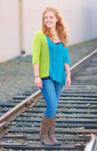 Pretty Enough Pullover by Alexander Nicholas *Skacel Pattern*-Patterns-Skacel-Alpaca Direct Main image