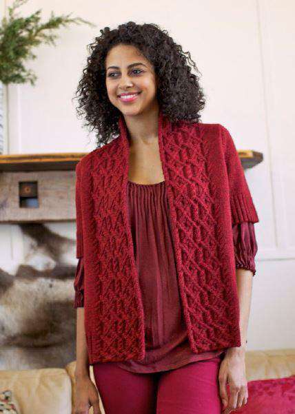 Reciproca Cardigan by Norah Gaughan *Berroco Pattern*-Patterns-Berroco-Alpaca Direct
