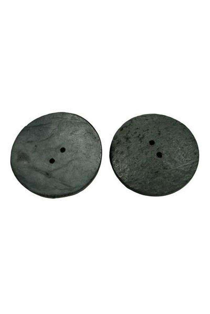 Round Coconut Button - 58mm-Notions-Renissance and Blue Moon-Dark-Alpaca Direct