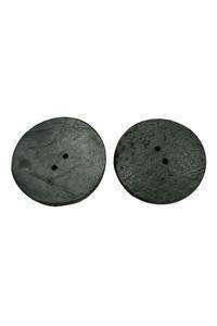 Round Coconut Button - 58mm