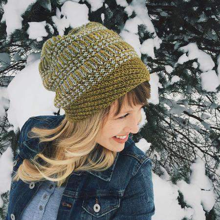 Rudbeckia Hat by Andrea Mowry-Patterns-Alpaca Direct-Alpaca Direct