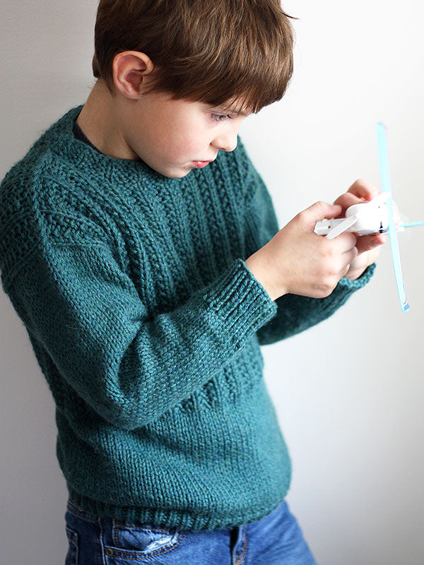 Sam Pullover by Amy Christoffers *Berroco Pattern*-Patterns-Berroco-Alpaca Direct