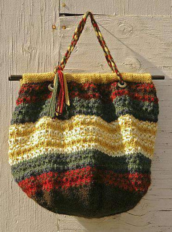 Sarape Shopper Bag by Cirilia Rose *Free Pattern"-Patterns-Berroco-Alpaca Direct Main image