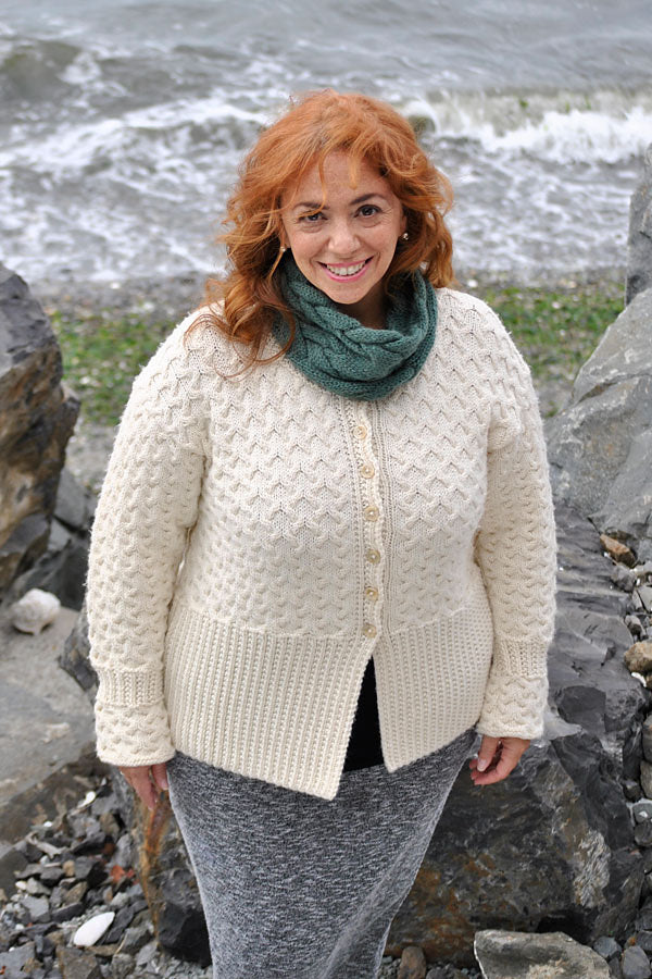 Sea Breeze Cardigan by Mary Crowley-Patterns-Skacel-Alpaca Direct