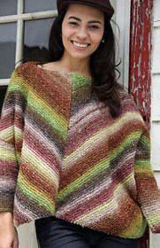 Silk Garden Garter Stitch Sweater by Eisku Noro Design Team-Patterns-Noro-Alpaca Direct
