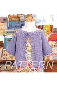 Skacel Collection Audrey Baby Swing Coat PATTERN ONLY-Patterns-Skacel-Alpaca Direct