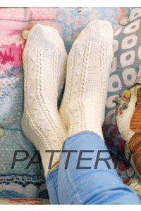 Skacel Collection Cable Cutie Socks PATTERN ONLY-Patterns-Skacel-Alpaca Direct