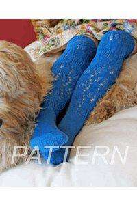 Skacel Collection Fitted Lace Stockings PATTERN ONLY-Patterns-Skacel-Alpaca Direct