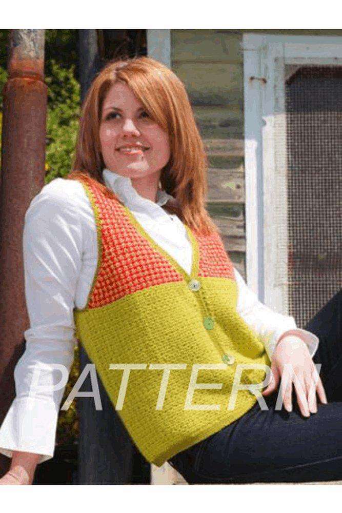 Skacel Collection Vest for the Daring PATTERN ONLY-Patterns-Skacel-Alpaca Direct