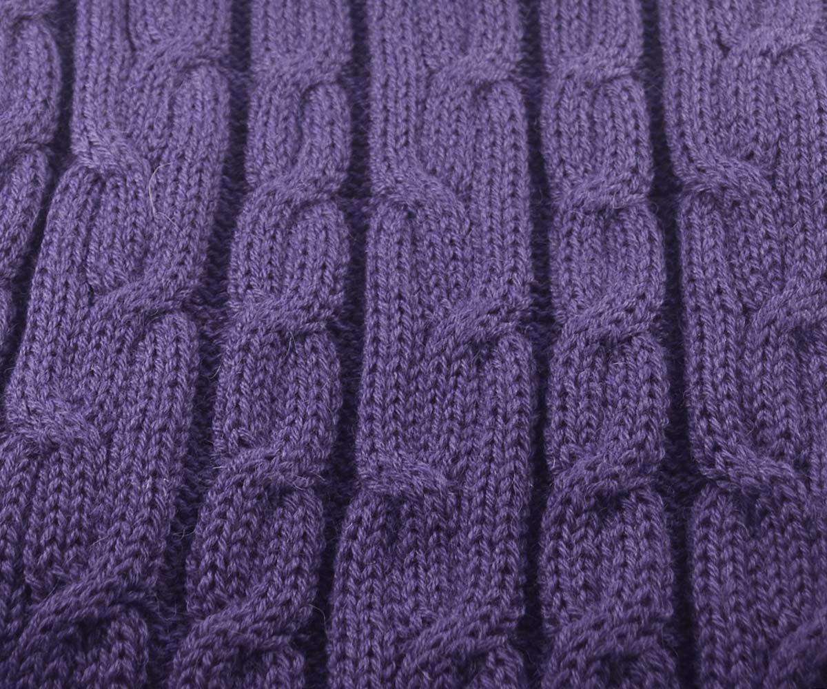 Sleeveless Cable Knit Alpaca Sweater-Apparel-Alpaca Direct-Medium-Blue-Alpaca Direct