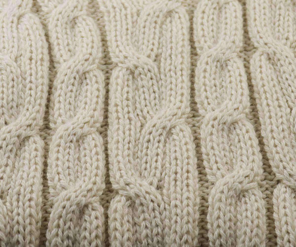 Sleeveless Cable Knit Alpaca Sweater-Apparel-Alpaca Direct-Alpaca Direct
