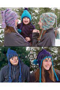 Snowboarder Hats for Everyone *Pattern*