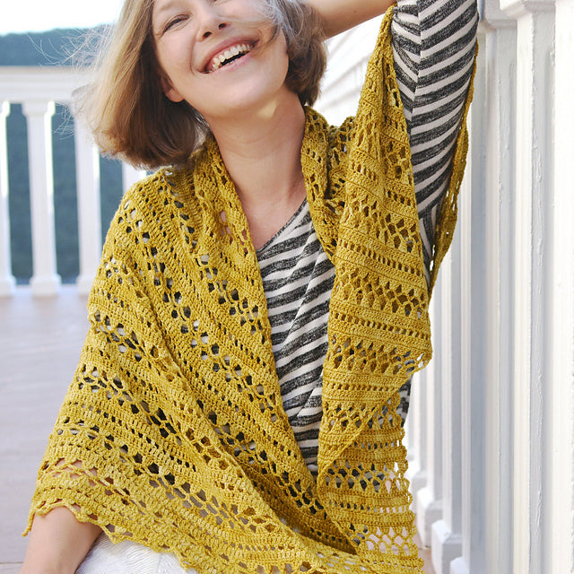 Suncatcher Shawl by Lena Fedotova-Patterns-Lena Fedotova-Alpaca Direct