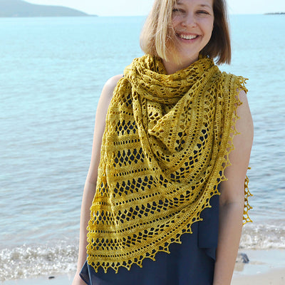 Suncatcher Shawl by Lena Fedotova