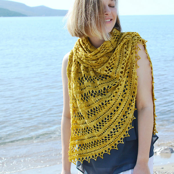 Suncatcher Shawl by Lena Fedotova-Patterns-Lena Fedotova-Alpaca Direct