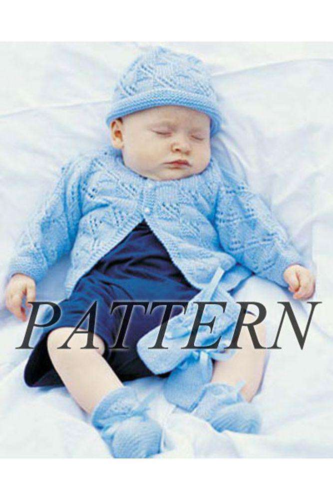 Sweater, Hat, Booties and Mitts *Pattern*-Patterns-Fiber Trends-Alpaca Direct