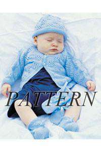Sweater, Hat, Booties and Mitts *Pattern*-Patterns-Fiber Trends-Alpaca Direct