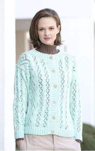 Swirling River Cardigan by Universal Yarn Design Team-Patterns-Universal Yarns-Alpaca Direct Main image