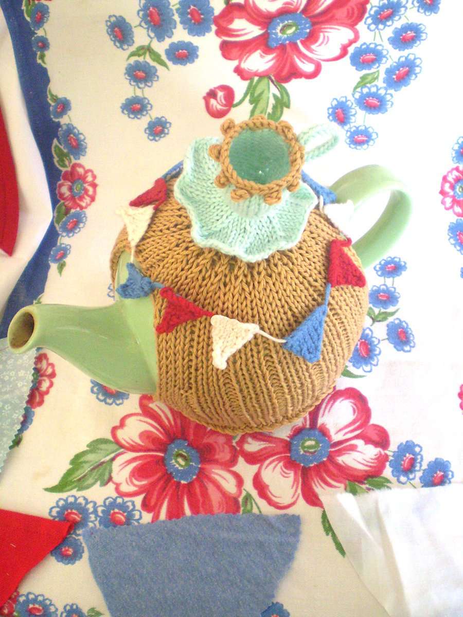 Right Royal Cuppa Tea Cozy by Claire Garland-Patterns-Claire Garland-Alpaca Direct