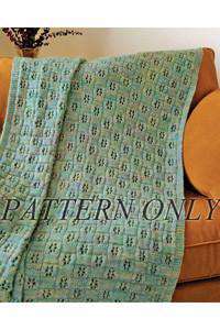 The Flower Eyelet Afghan *Pattern*-Patterns-Fiber Trends-Alpaca Direct