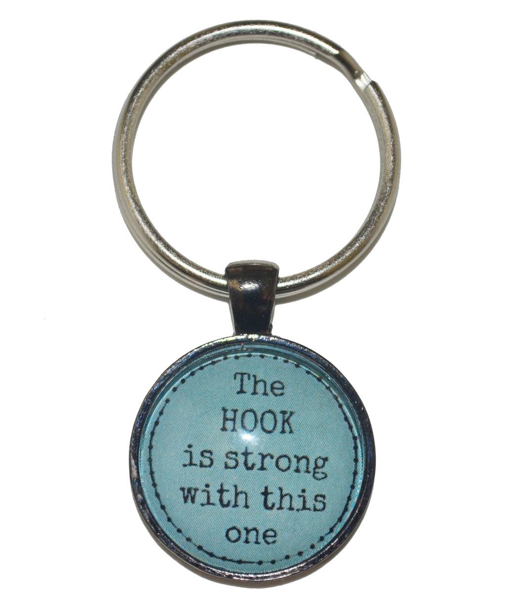 The Hook Is Strong With This One Keychain-Notions-Alpaca Direct-Teal-Alpaca Direct