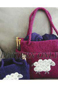 The Sheep Tote - in two sizes *Pattern*-Patterns-Fiber Trends-Alpaca Direct