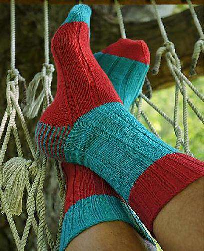 Two Tone Socks by Nick Cox *Skacel Pattern*-Patterns-Skacel-Alpaca Direct