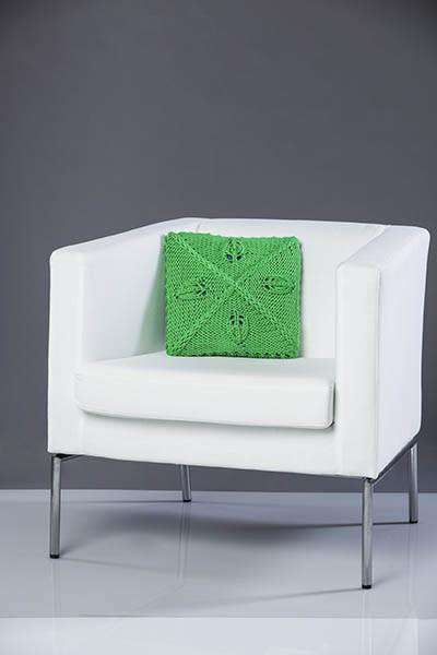 Universal Yarn Four Leaves Pillow Pattern-Patterns-Universal Yarns-Universal Yarn Four Leaves Pillow Pattern-Alpaca Direct