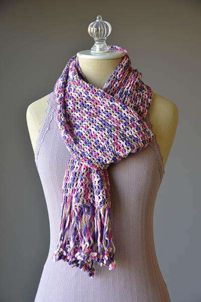 Universal Yarn Fun Fringe Scarf Pattern-Patterns-Universal Yarns-Universal Yarn Fun Fringe Scarf-Alpaca Direct