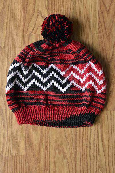 Universal Yarn Making Tracks Hat Pattern