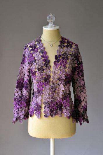 Universal Yarn&#39;s Berry Patch Cardigan by Ángeles Uribe Salinas-Patterns-Universal Yarns-Alpaca Direct