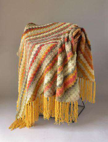 Universal Yarn's Corner to Corner Throw by Alice Gossette and Kat Koeller-Patterns-Universal Yarns-Alpaca Direct