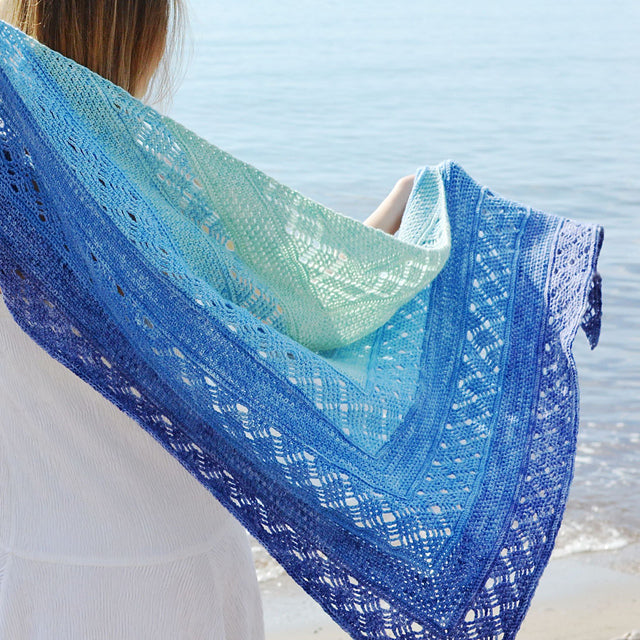 Waters Shawl by Lena Fedotova-Patterns-Lena Fedotova-Alpaca Direct