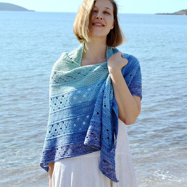Waters Shawl by Lena Fedotova-Patterns-Lena Fedotova-Alpaca Direct