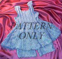 White Lies Designs-Childs Leaf and Cable Dress Pattern-Patterns-White Lies Designs-Alpaca Direct