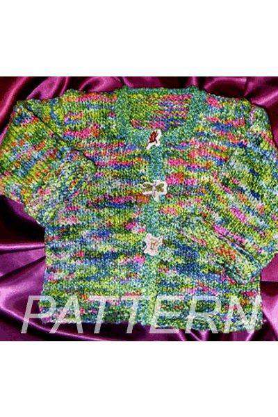 White Lies Designs-Childs secret Garden Cardigan *Pattern*-Patterns-White Lies Designs-Childs secret Garden Cardigan-Alpaca Direct