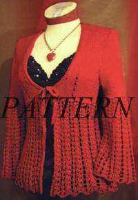 White Lies Designs - Leticia Cardigan Pattern #150-Patterns-White Lies Designs-Alpaca Direct