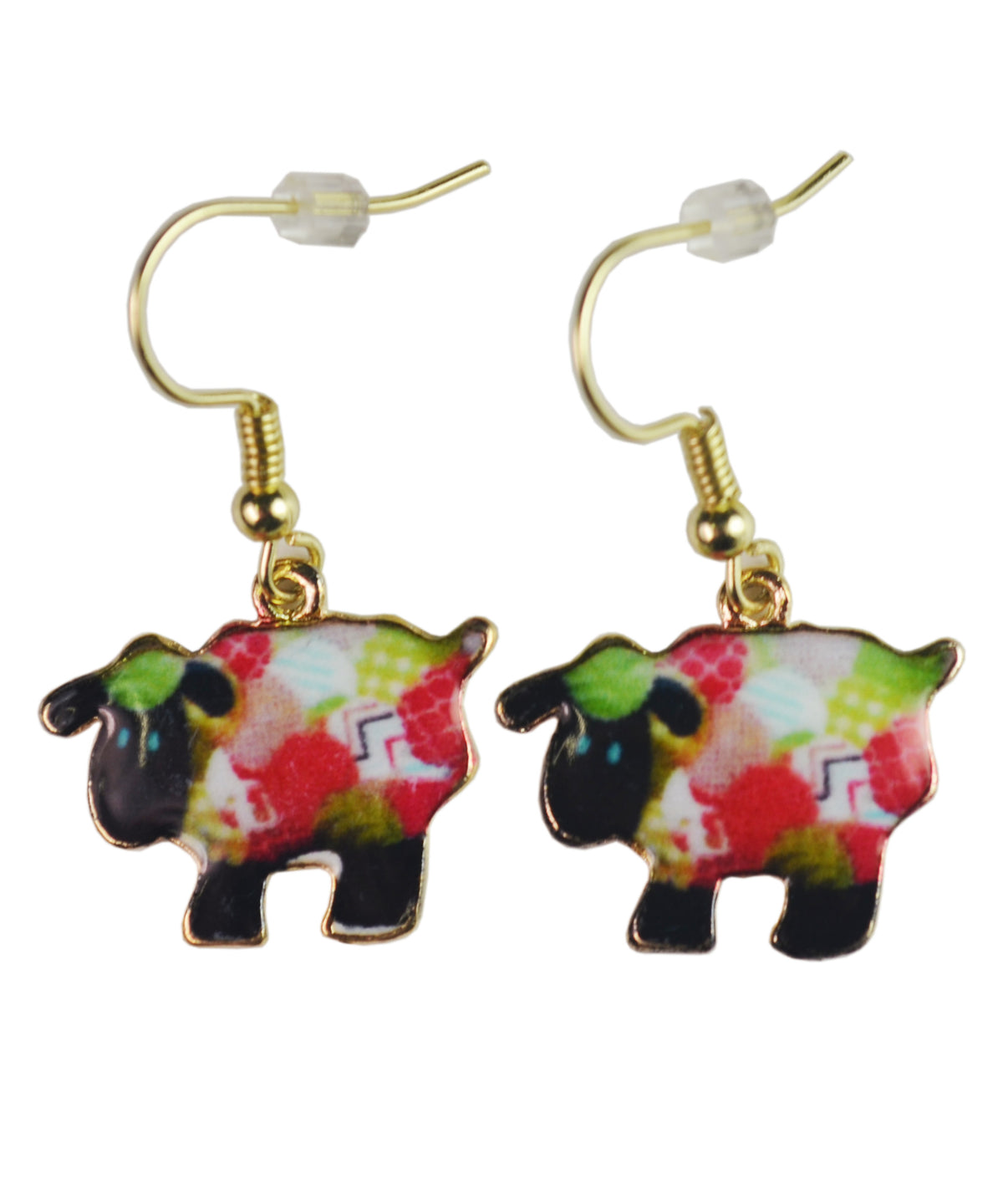 Wild and Wooly the Sheep Earrings-Jewelry-Alpaca Direct-Alpaca Direct