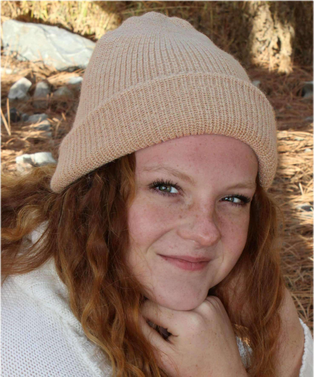 Women&#39;s Double Knit English Alpaca Hat-Apparel-Alpaca Direct-Alpaca Direct