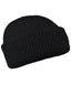 Women's Double Knit English Alpaca Hat-Apparel-Alpaca Direct-Black-Alpaca Direct