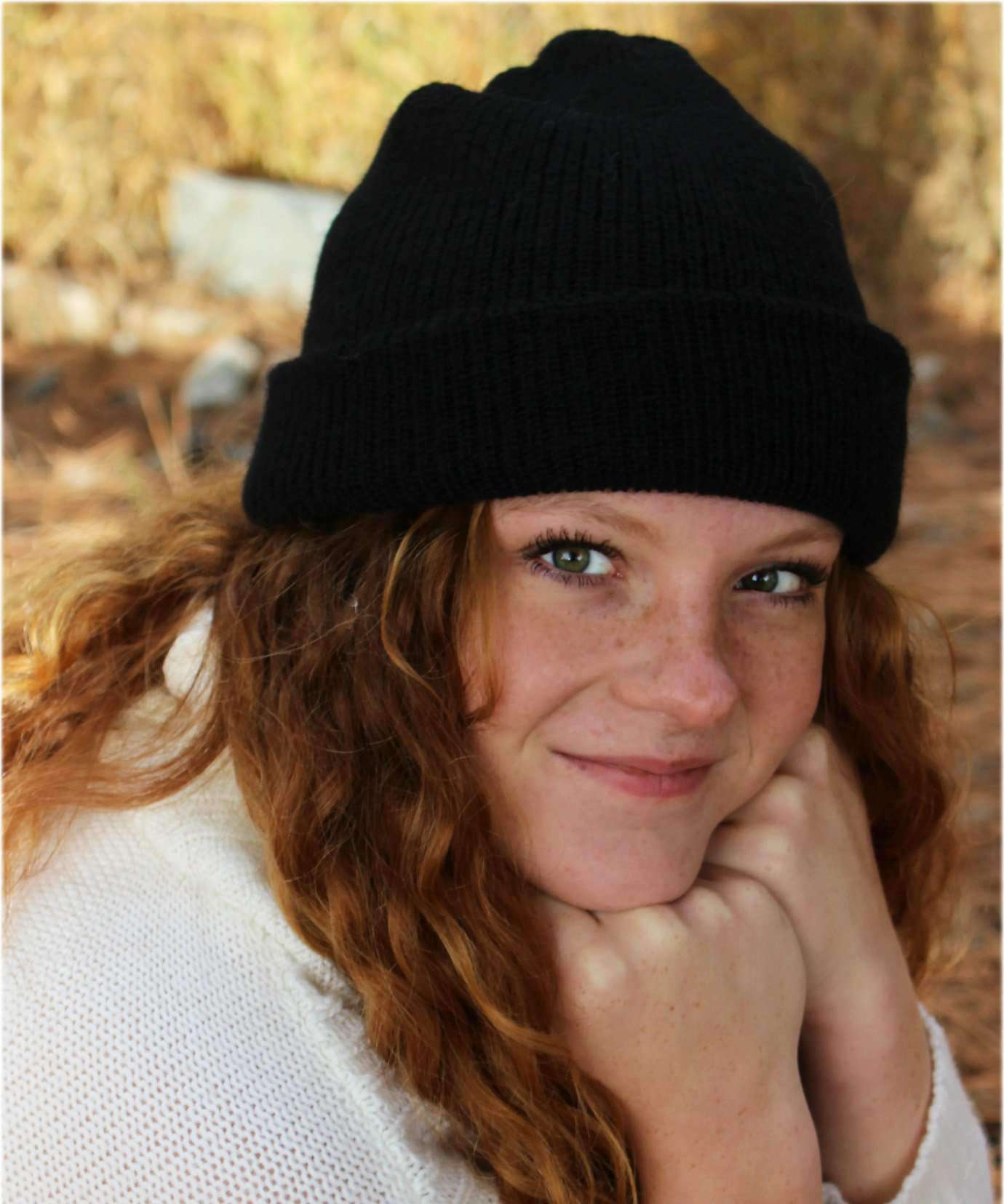 Women's Double Knit English Alpaca Hat Secondary image