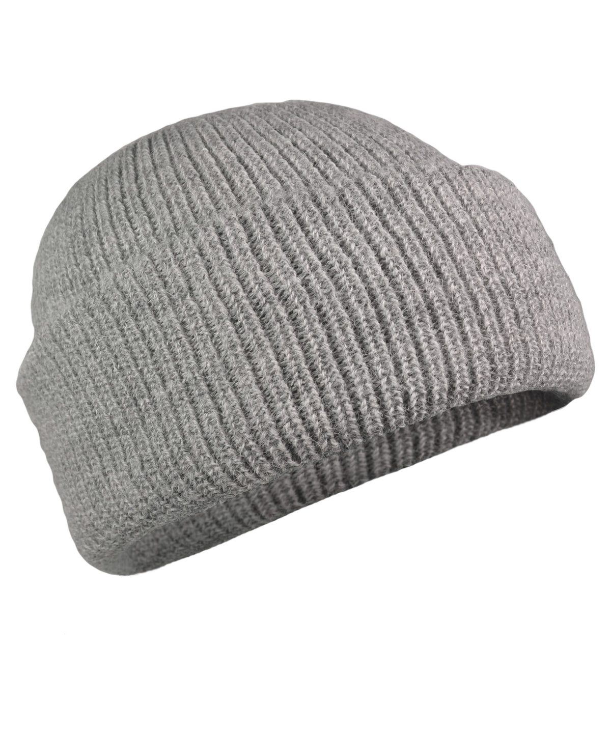 Women's Double Knit English Alpaca Hat-Apparel-Alpaca Direct-Light Grey-Alpaca Direct