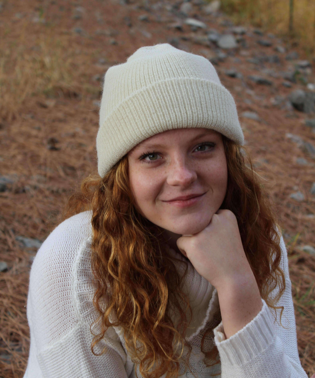 Women's Double Knit English Alpaca Hat-Apparel-Alpaca Direct-Alpaca Direct Main image