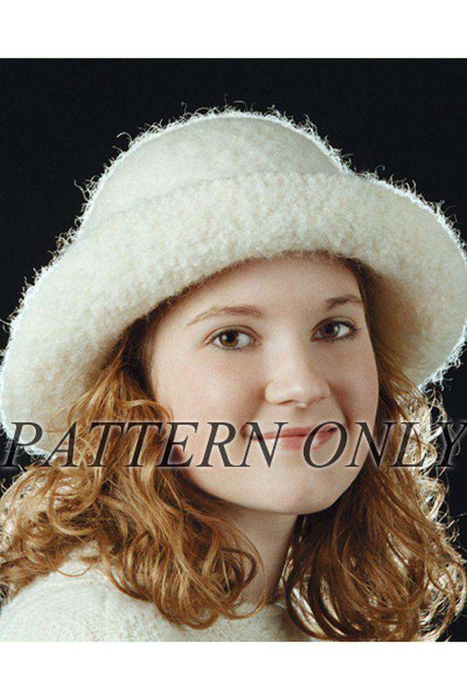 Wool Felt Hat in 14ply *Pattern*-Patterns-Fiber Trends-Alpaca Direct
