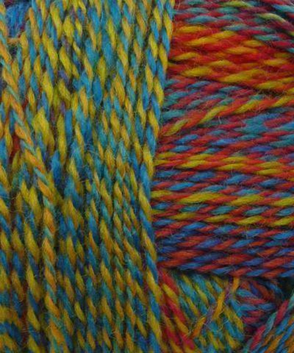 Loco Crazy Colored Yarn Multi Color Yarn Wolltraum Yarn Jewel Tone